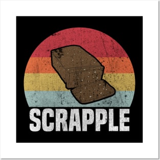 Retro Scrapple Lovers Gift Posters and Art